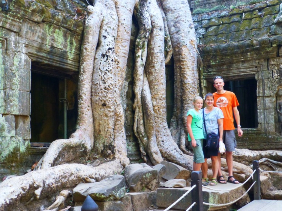 The temple of Ta Prohm was used as a location in the film Tomb Raider.